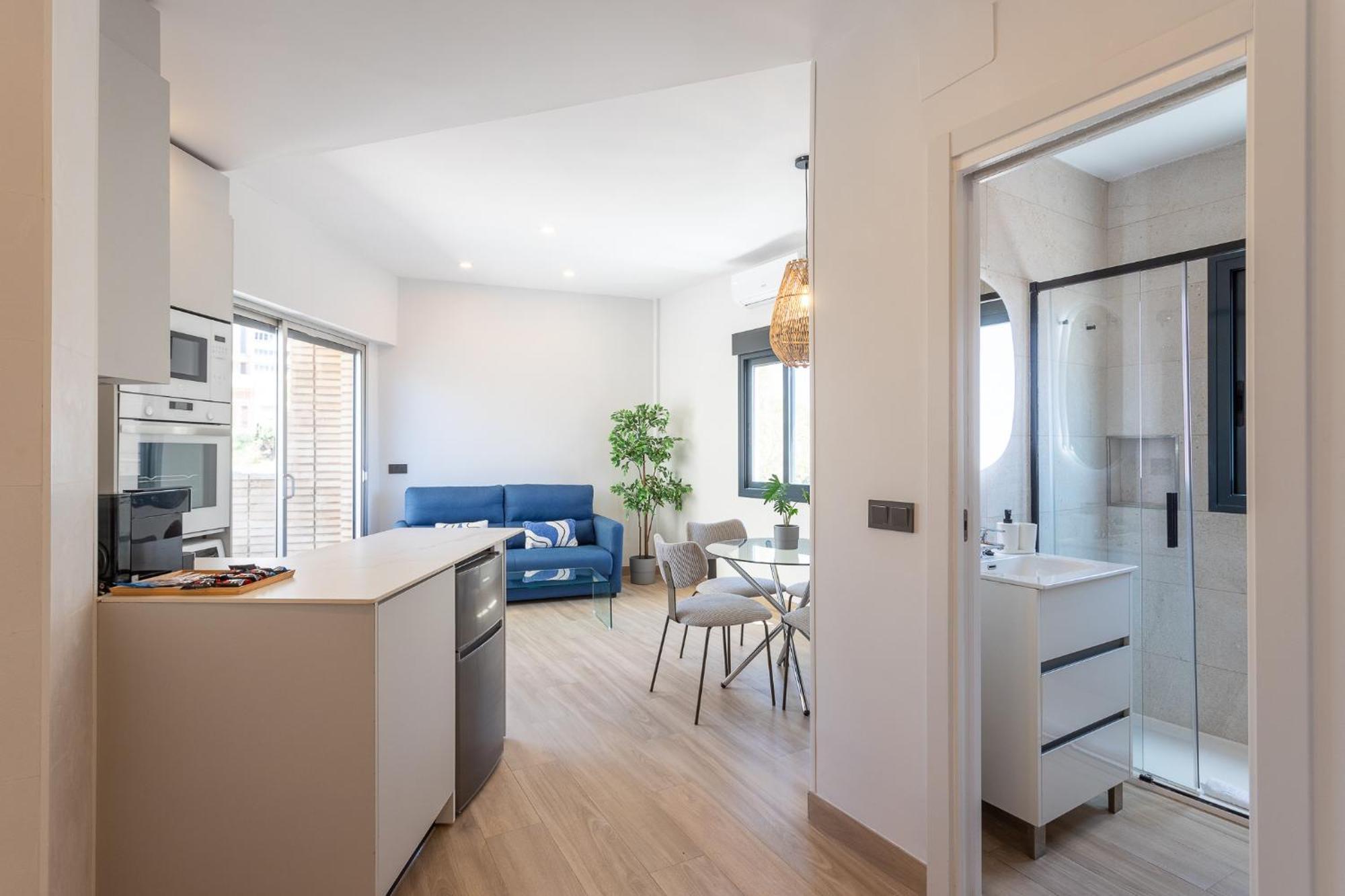 One-Bedroom Apartment Balcony