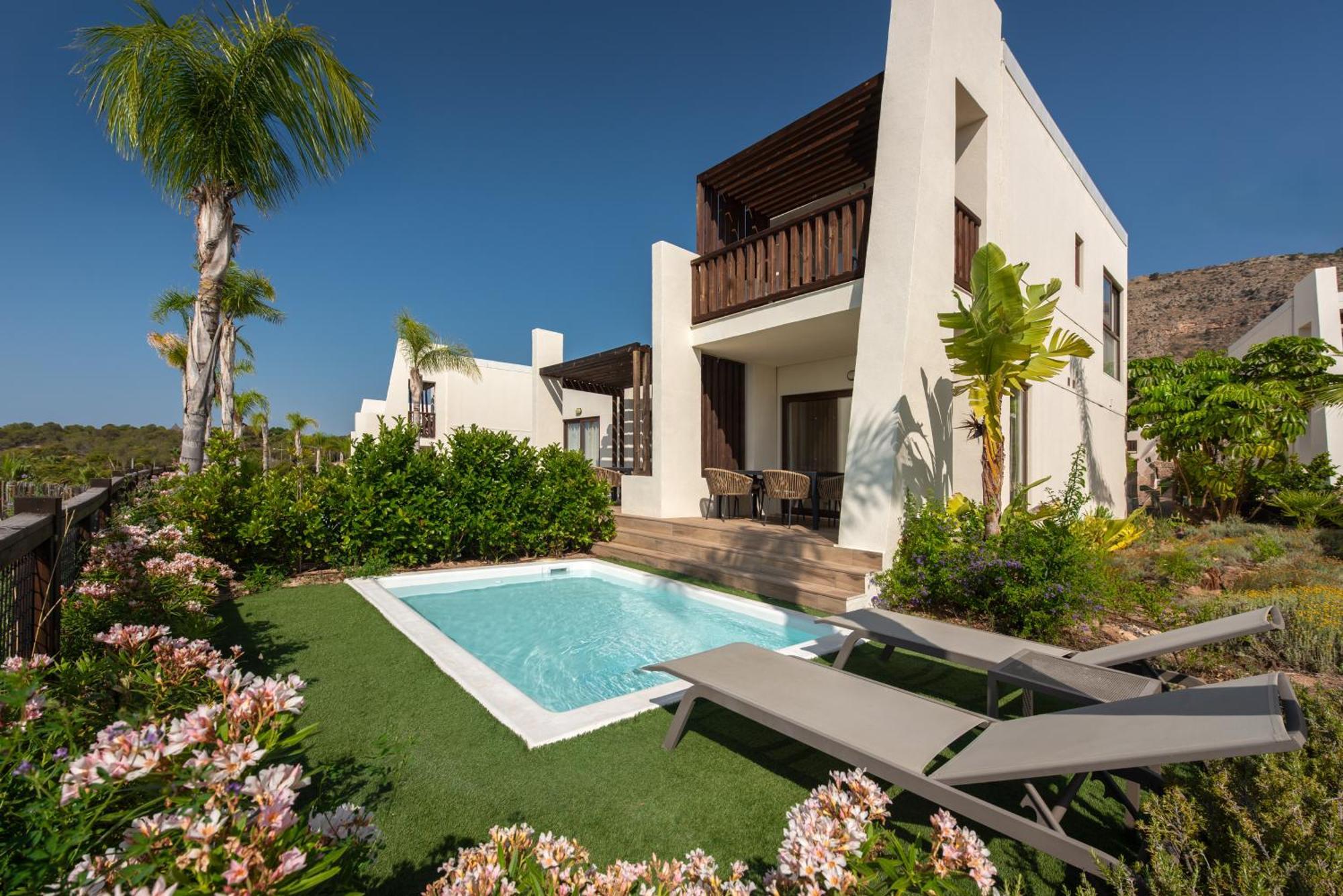 Two-Bedroom Duplex Pool Villa Balcony Resort View