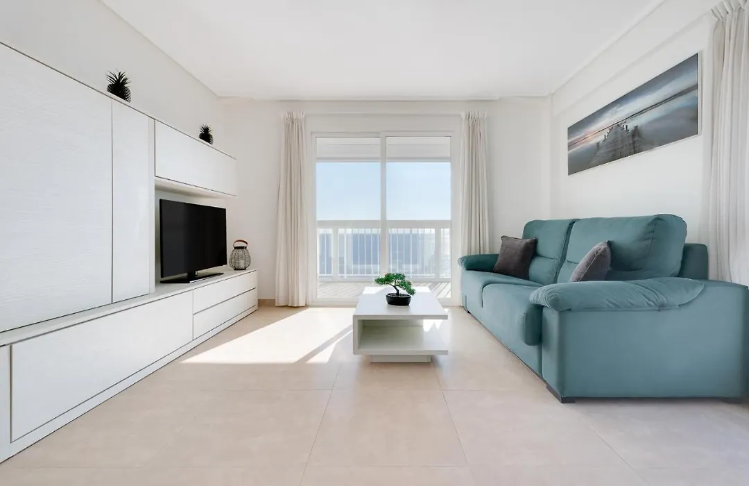 Brilliant Panoramic Front Line Apartment Veracruz Levante-1