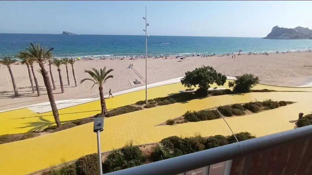 APARTAMENTO ACAPULCO LUXE PISO 3 EN 1A LINEA PLAYA PONIENTE BENIDORM TOP VISTAS AL MAR ESPECTACULARES y DE LUXE CON ACCESO A PISCINA Y GARAJE PRIVADO-1