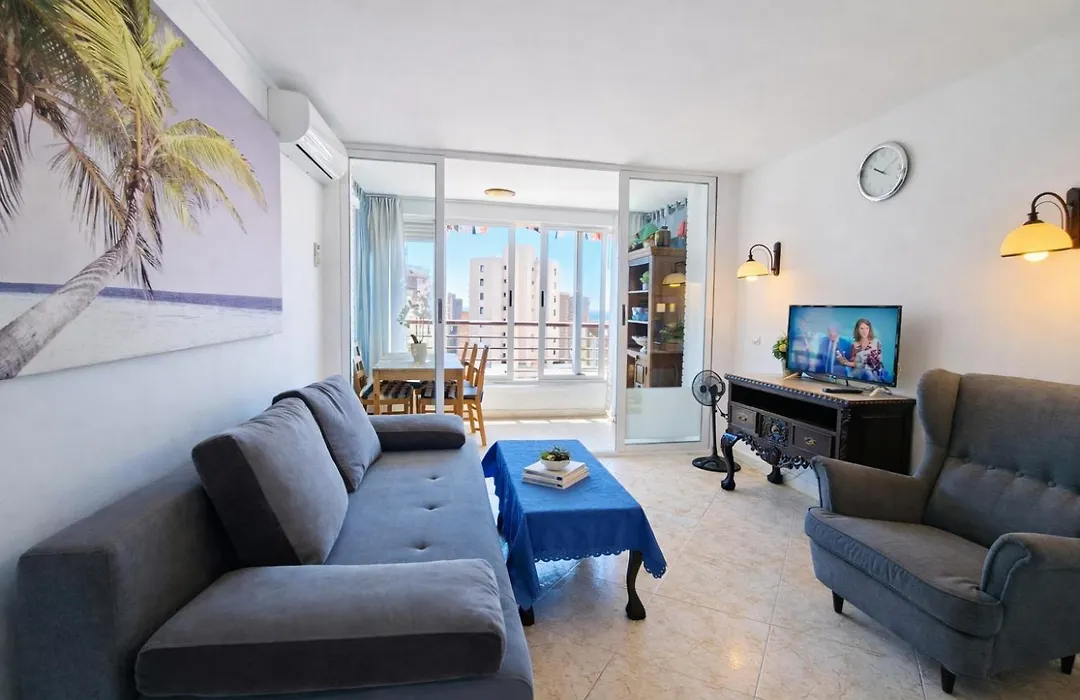 Apartment Sea View In Rincon De Loix- Free Parking, Pool, Wi-Fi, New Air Conditioning-1