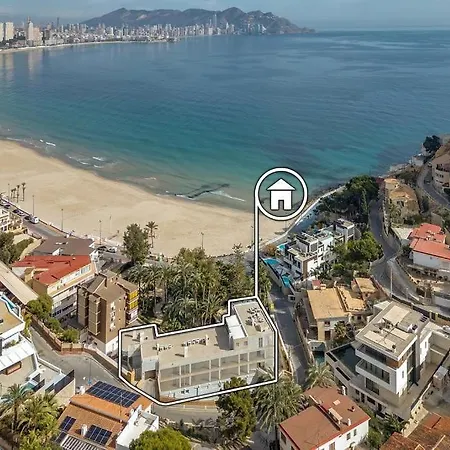 Benidorm Beach Sea View New Family Apartment-3