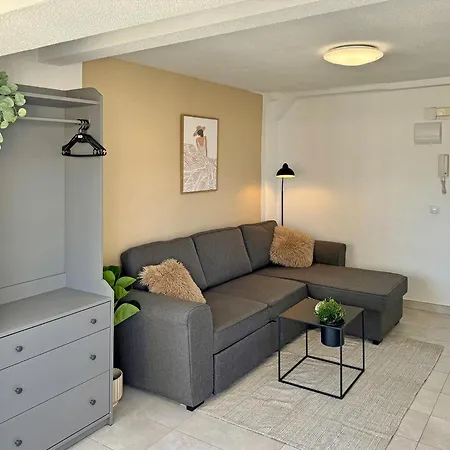 Estudio Con Sofa Cama Directamente En La Playa - Sin Dormitorio-3