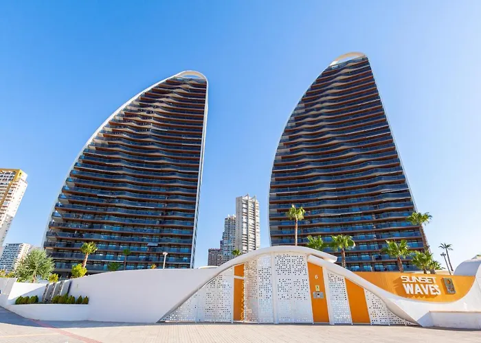 Sunset Waves Blue Sky Apartment Benidorm