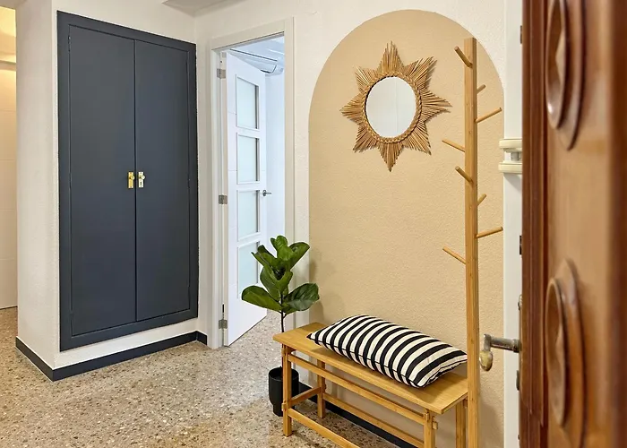 Apartamento con piscina - 2 playas