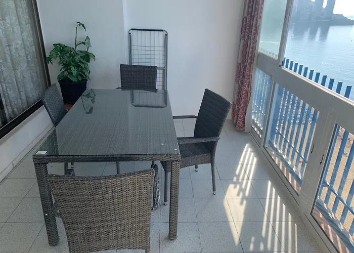 Benidorm 1ª Linea Playa Levante, Garage, Wifi, Climatizacion