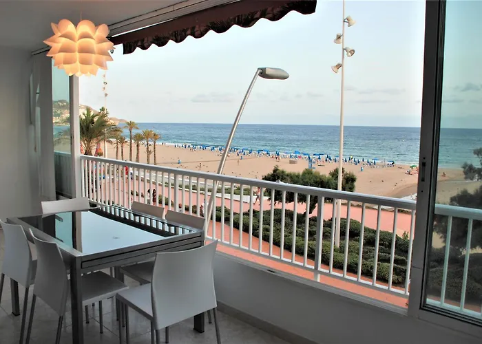 Luxury Primerísima Línea Playa Poniente Benidorm Con 6, 5 Mts De Vistas Frontales Al Mar Y Parking