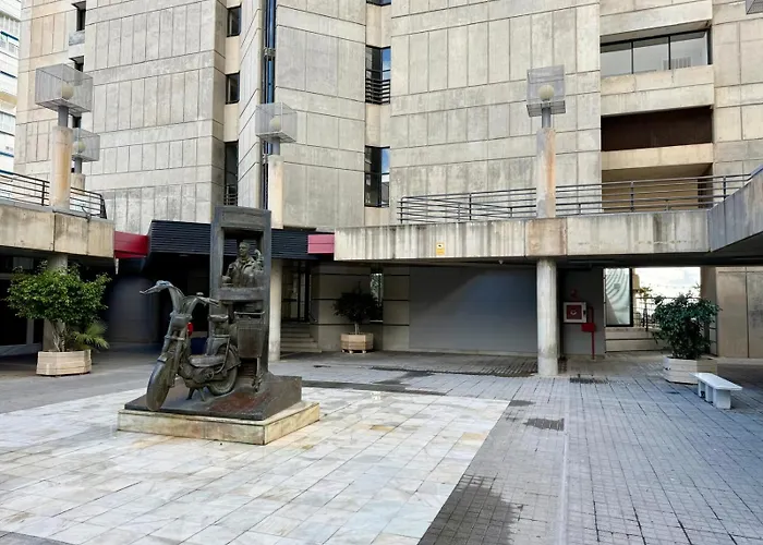 Apartamento Santa Margarita, primera línea de playa con piscina