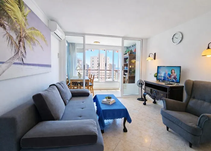 Apartment Sea View In Rincon De Loix- Free Parking, Pool, Wi-Fi, New Air Conditioning Benidorm