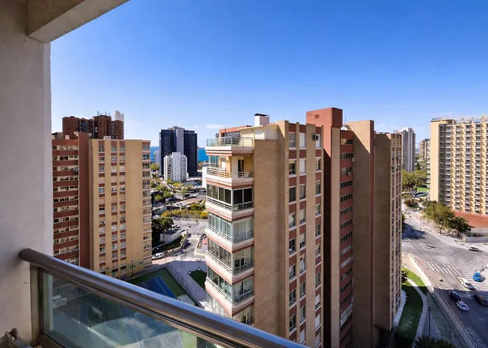 Torre Sol Lux Apartment 12 Floor , Free Parking, Benidorm